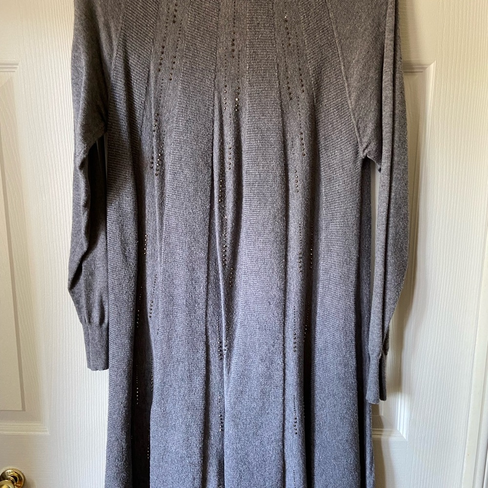 Joseph Ribkoff Gray Long Sleeve Dress